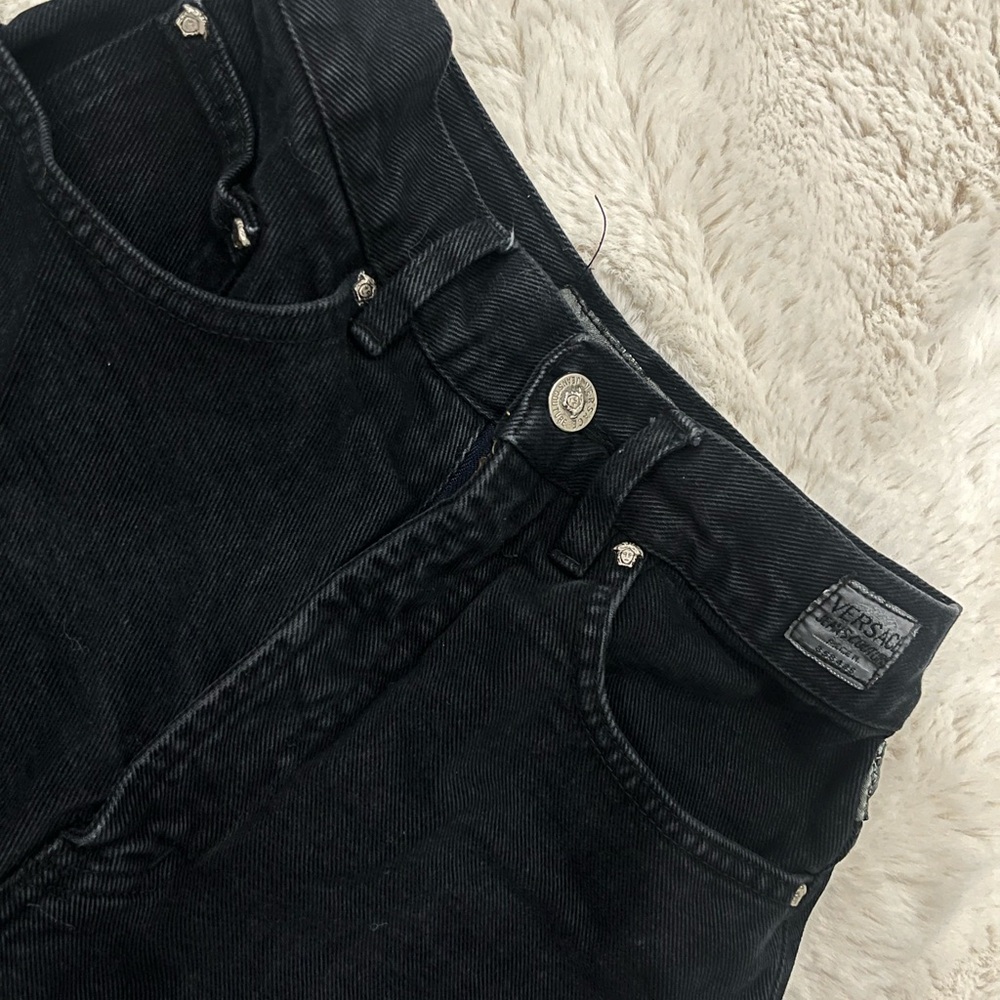 Versace Jeans couture Black Denim Pants